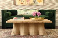 Angie Organic Rattan Table