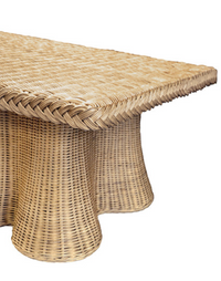 Angie Organic Rattan Table