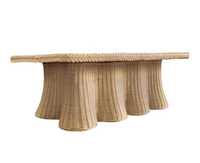 Angie Organic Rattan Table