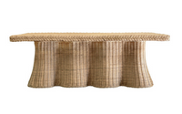 Angie Organic Rattan Table