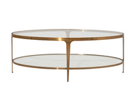 Shelby Glass & Gold Table