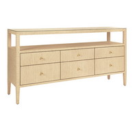 Bali Breeze Glass Console Table