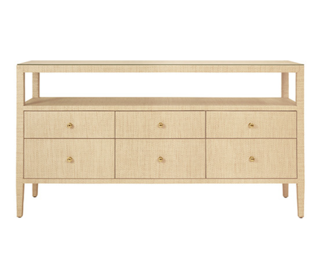 Bali Breeze Glass Console Table