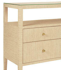 Bali Breeze Glass Console Table