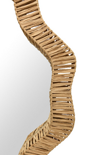 Daniel Organic Rattan Mirror