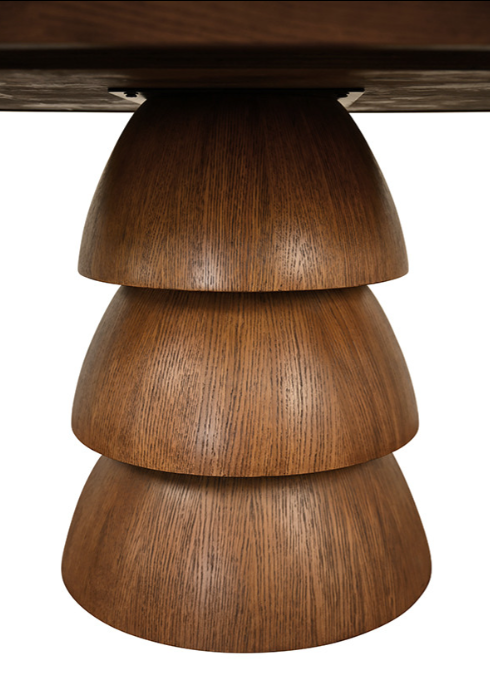 Oval Espresso Dining Table