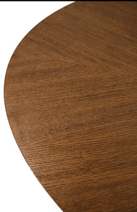 Oval Espresso Dining Table