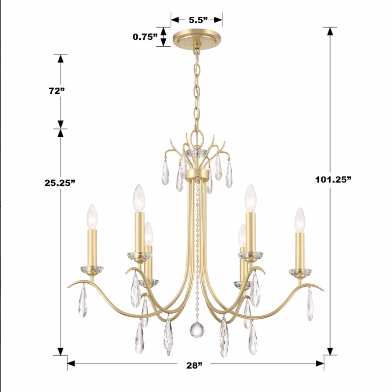 Rollins 28'' Chandelier