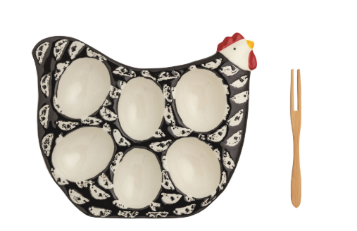 Rooster Deviled Eggs Tray