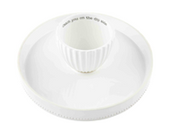 Reversible Pedestal Chip & Dip Set