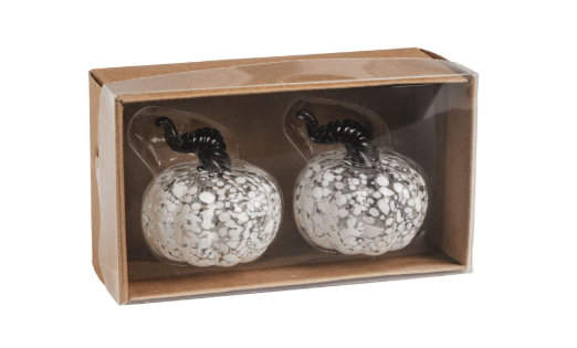 White Pumpkin Salt & Pepper Shaker