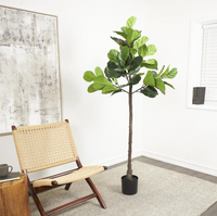 Faux Fiddle Leaf Tree