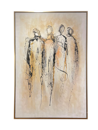 TROUPE FRAMED CANVAS ART