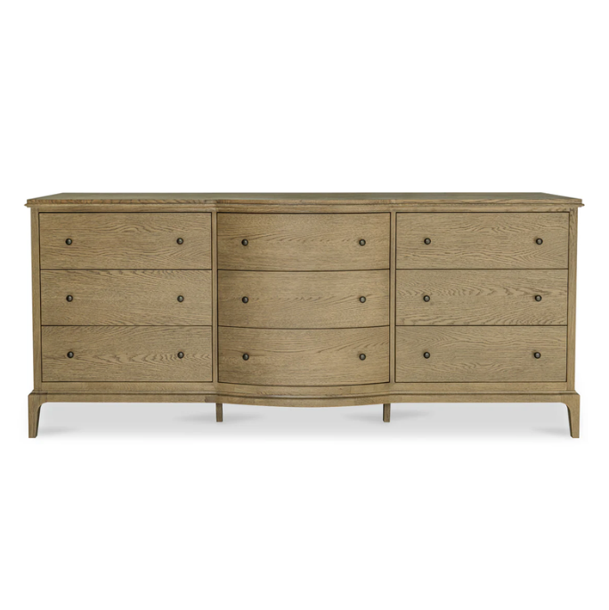 Sadie 9 Drawer Dresser Brown