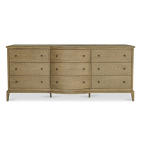 Sadie 9 Drawer Dresser Brown