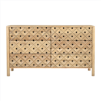 Fulton 6 Drawer Dresser Natural