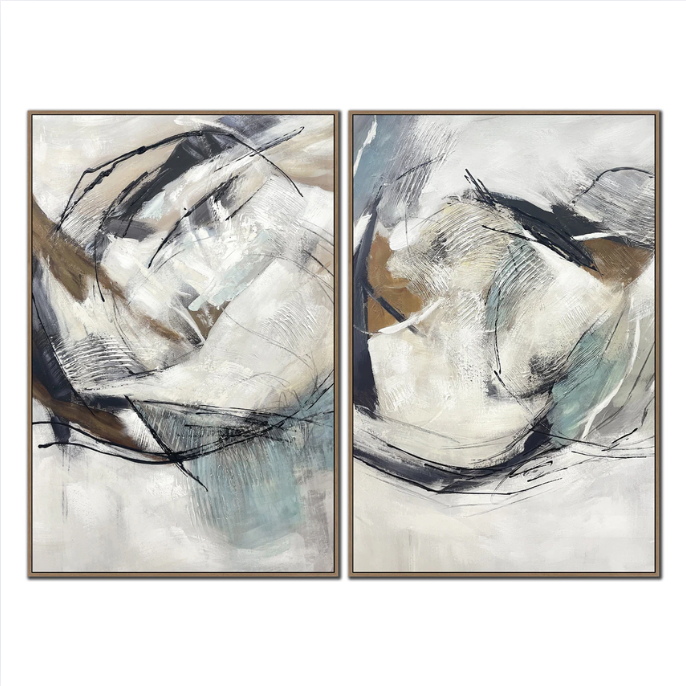 Dynamic Flow Art, Set of 2
