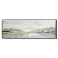 Misty Lake Framed Art