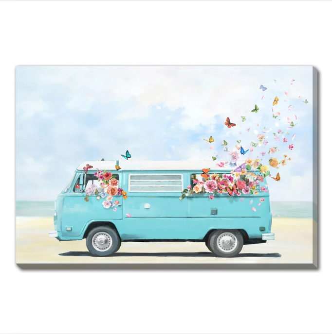 Fluttering Rainbow Art