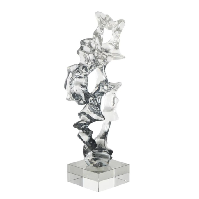 Glass Hand Made Free Form Sculpture