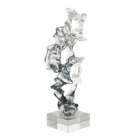 Glass Hand Made Free Form Sculpture