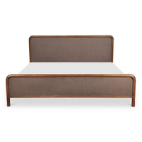Rye King Bed Warm Brown