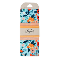 Reusable Beeswax Food Wraps: Spring Floral Set of 3