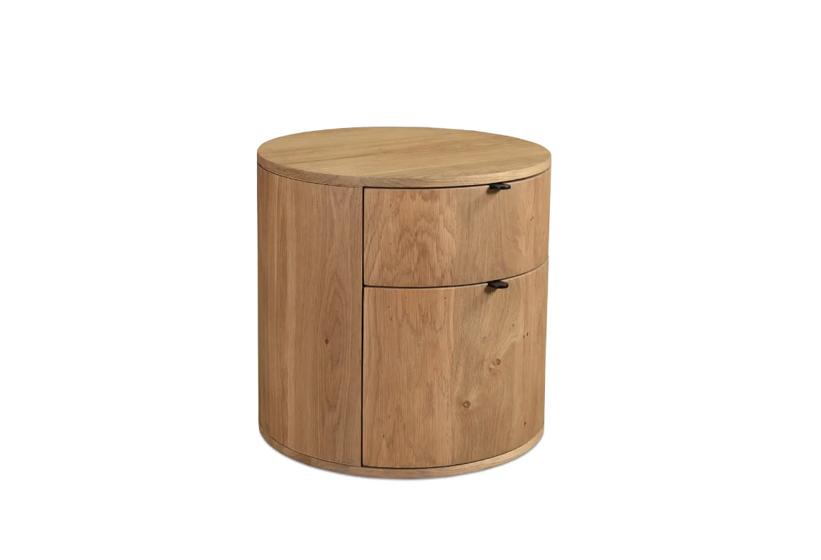 Theo Two Drawer Nightstand