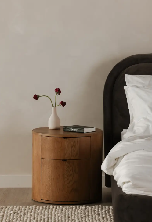 Theo Two Drawer Nightstand