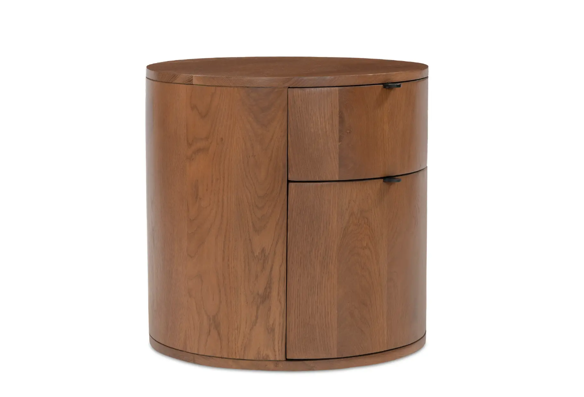 Theo Two Drawer Nightstand
