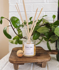 Winter at Wayne Manor Reed Diffuser with Gold Stopper