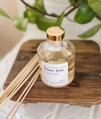Winter at Wayne Manor Reed Diffuser with Gold Stopper