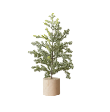 Frosted Pine in Wooden Base