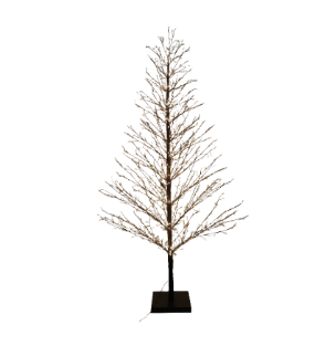 70in Black Birch Tree with 1099 LED Lights Indoor Use Only