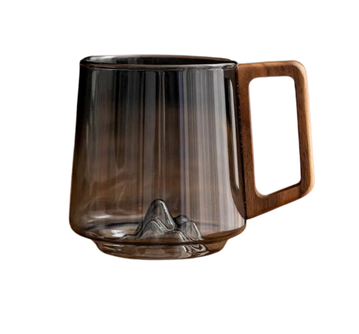 Mountain Peak Glass Mug