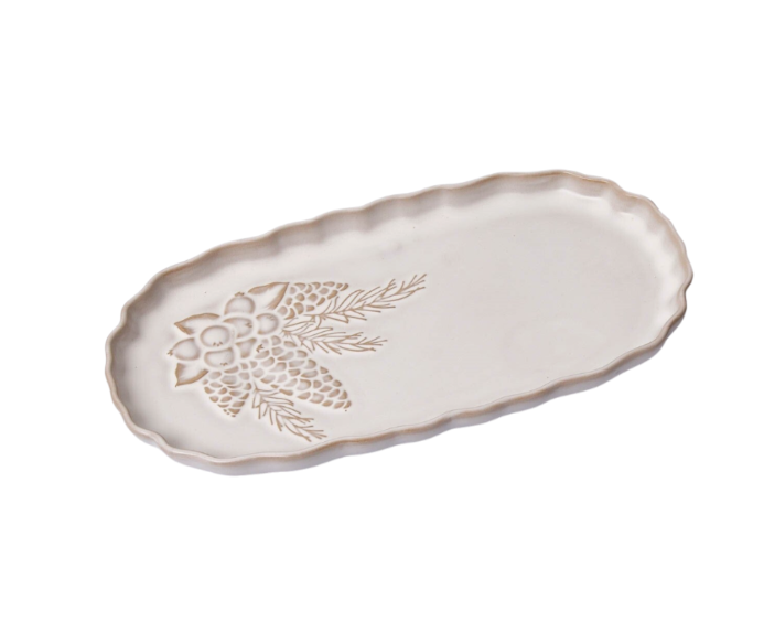 Serving Plate - Winter Woodland