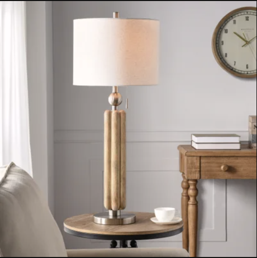 Chadron Silver Table Lamp
