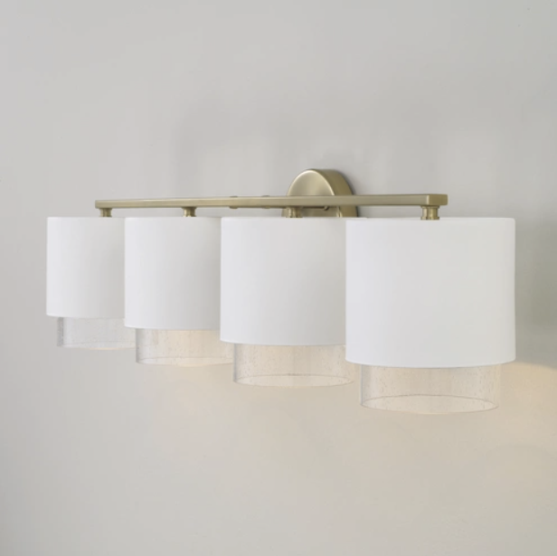 Weller 4 light 34" Wide Vanity Light