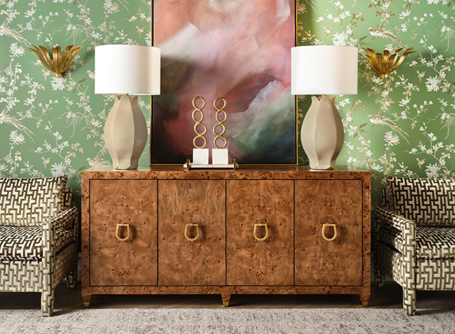 Deep Umber Grain Buffet