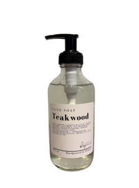 Hand Soap | Round Glass Bottle and Pump, 8.5oz