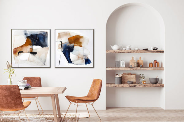 Geometric Musing Art, Set of 2