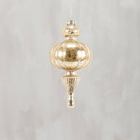 Silver Pendant Glass Ornament