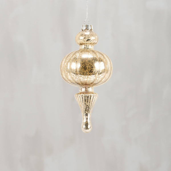 Silver Pendant Glass Ornament