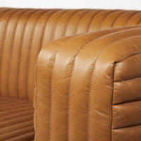 Ricciardo Cognac Leather Sofa