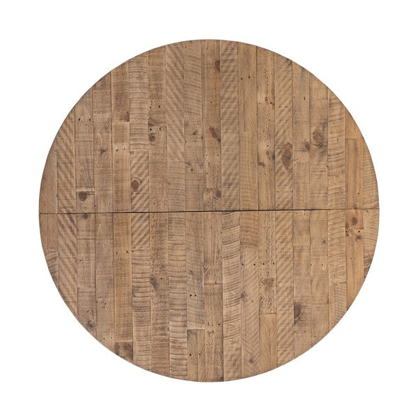 EBERWIN ROUND EXT DINING TABLE-NATURAL