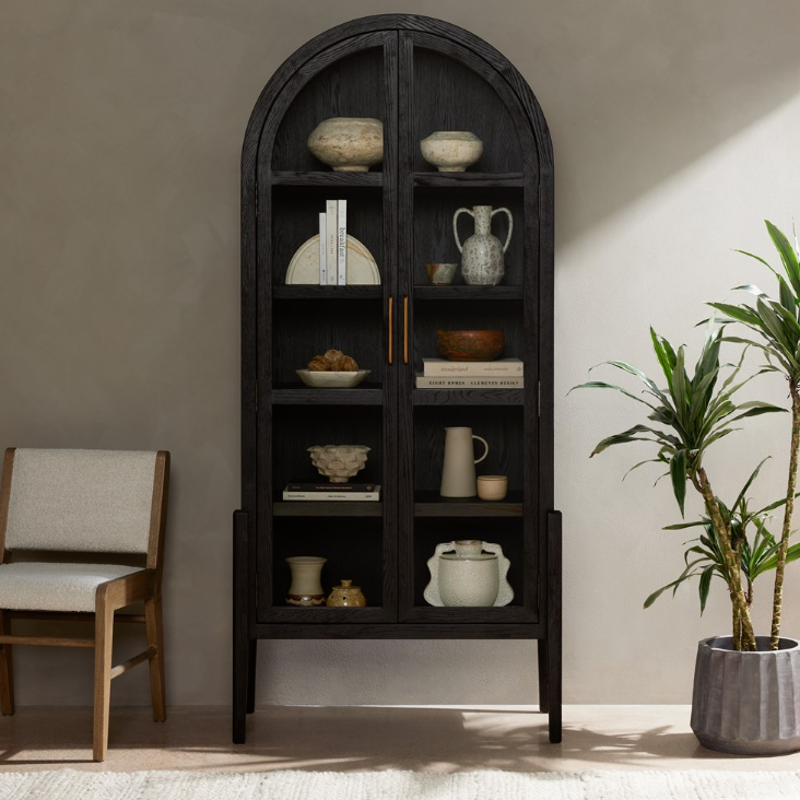 TOLLE CABINET DRIFTED MATTE BLACK