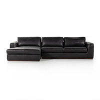 COLT 2-PIECE SECTIONAL - LEATHER
