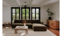 Bryn Sectional Right Heritage Cedar Green