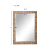 Rattan Cape Mirror