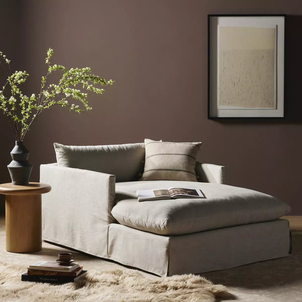 Habitat Slipcover Chaise Lounge